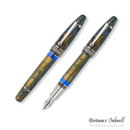 Maiora Ultra Ogiva Golden Age 2.0 "KP" Wind/Palladium Fountain Pen