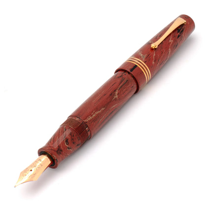 Maiora Everest Vulcania Fountain Pen #8 14KT Solid Gold Medium Nib