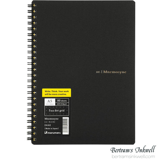 Maruman Mnemosyne Dot Grid Notebook A5 - 5 mm