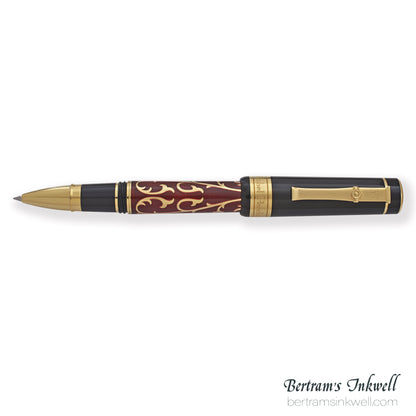 Michel Perchin MP4 Ruby Red Enamel 22K Vermeil Limited Edition Rollerball Pen, 2005