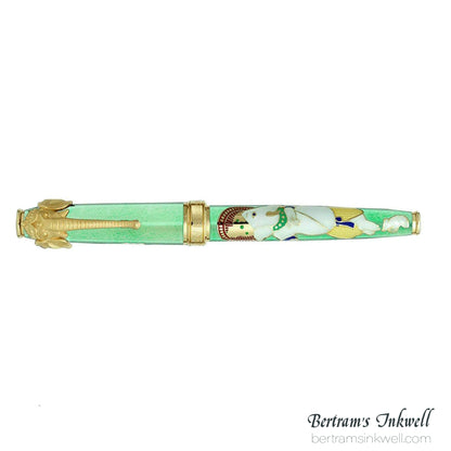 David Oscarson Lord Ganesha Mint Green Fountain Pen