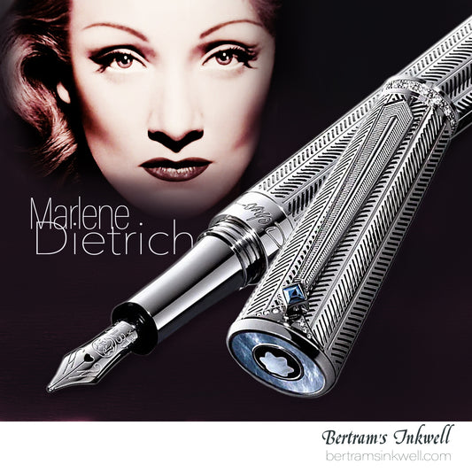 Montblanc Marlene Dietrich 1901 Silver and Diamonds Limited Edition Fountain Pen 101402, 2007