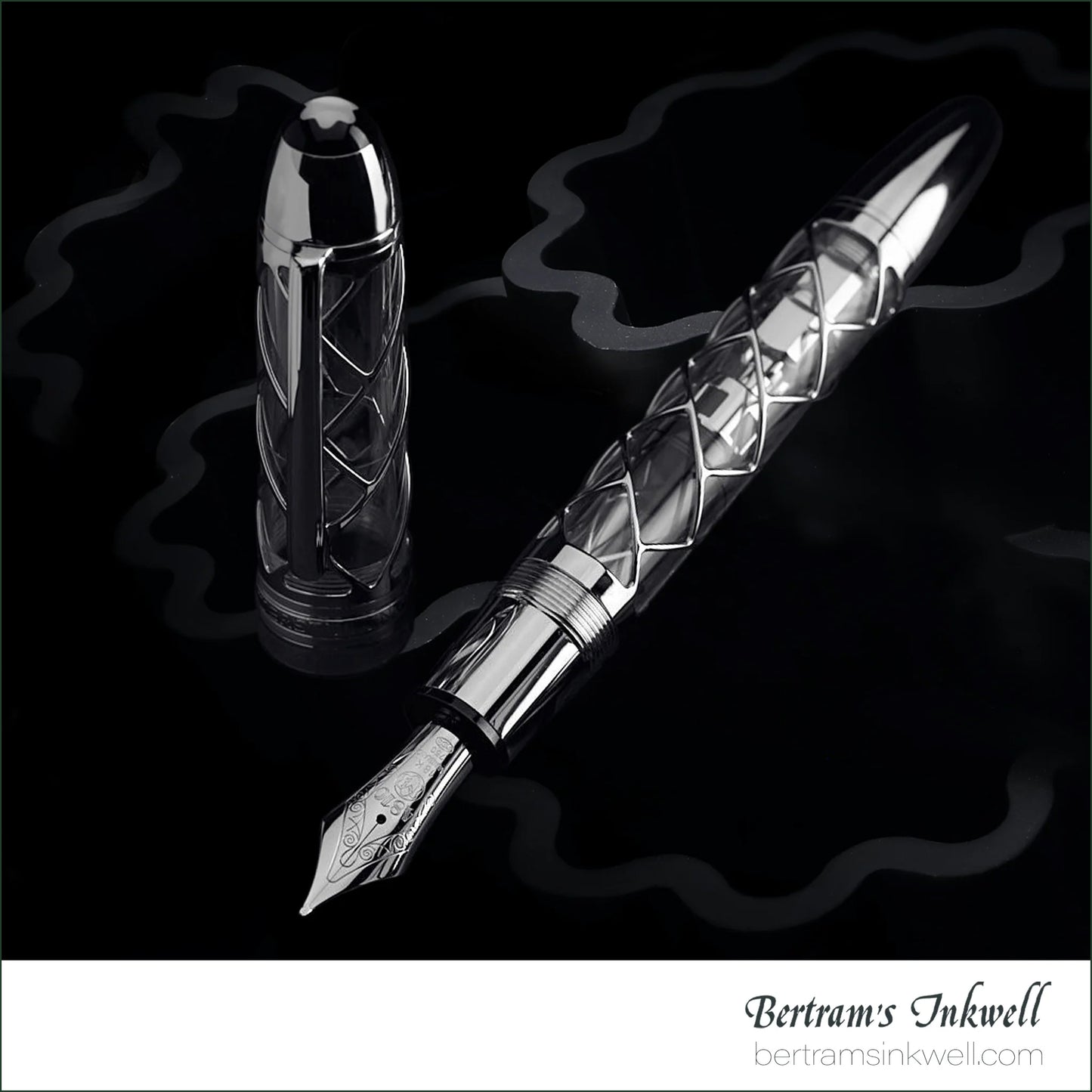 Montblanc Meisterstück Platinum Plated Skeleton 149 Fountain Pen 33349, 2001
