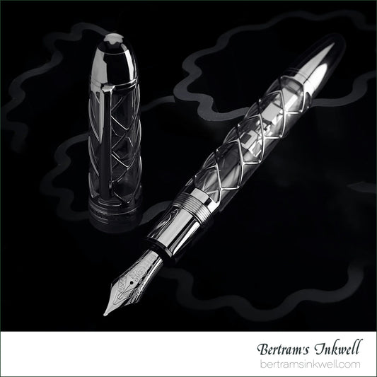 Montblanc Meisterstück Platinum Plated Skeleton 149 Fountain Pen 33349, 2001