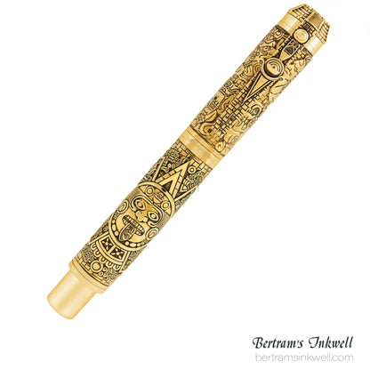 Montegrappa Ancient Mexican Civilizations Bronze Limited Edition Rollerball ISCMNRBE, 2012