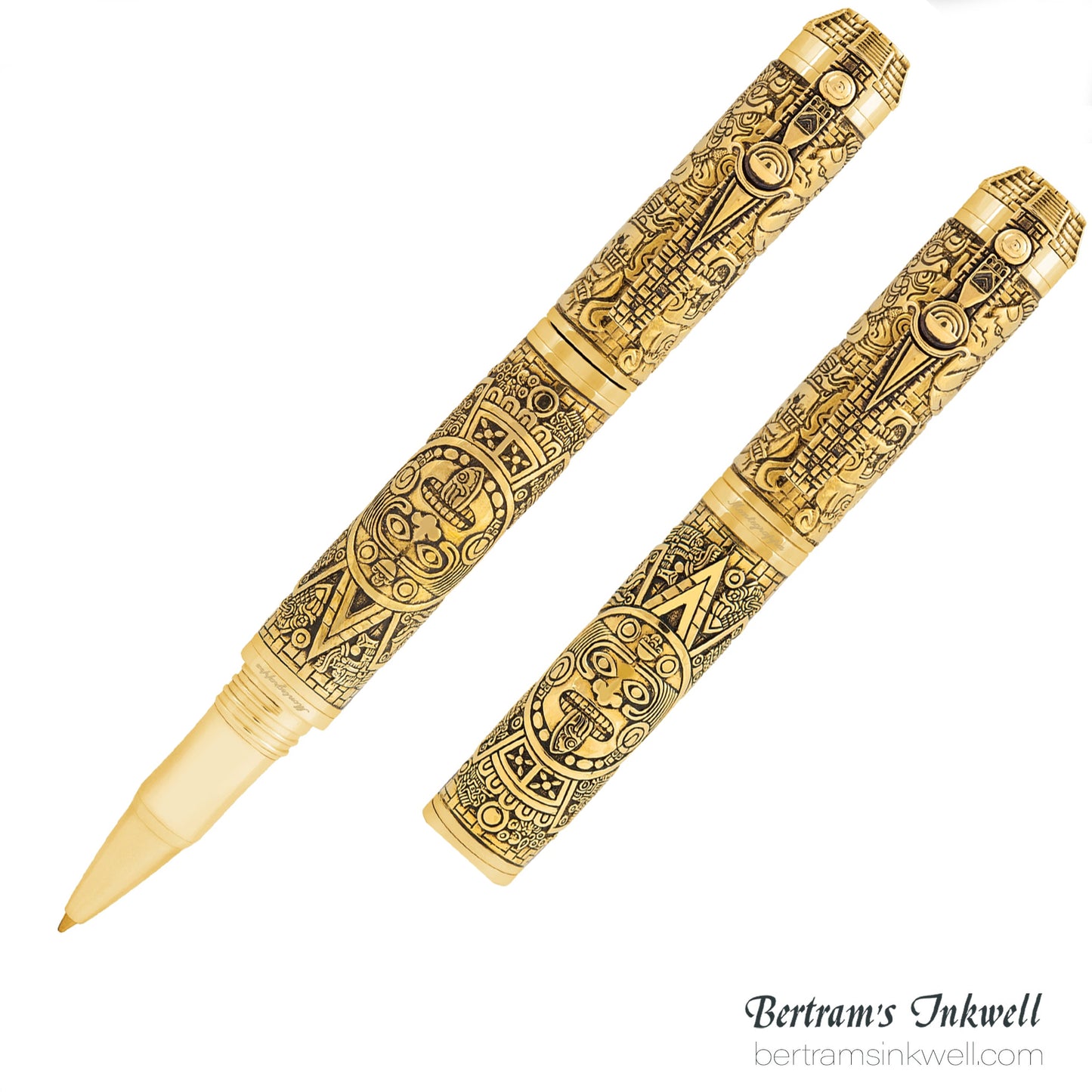 Montegrappa Ancient Mexican Civilizations Bronze Limited Edition Rollerball ISCMNRBE, 2012