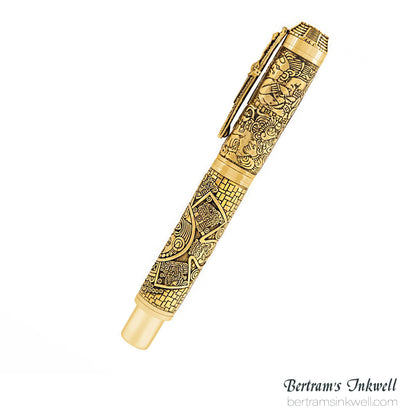 Montegrappa Ancient Mexican Civilizations Bronze Limited Edition Rollerball ISCMNRBE, 2012