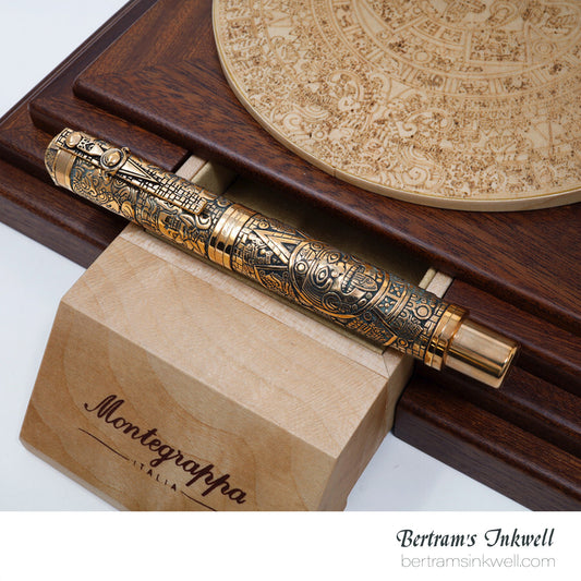Montegrappa Ancient Mexican Civilizations Bronze Limited Edition Rollerball ISCMNRBE, 2012