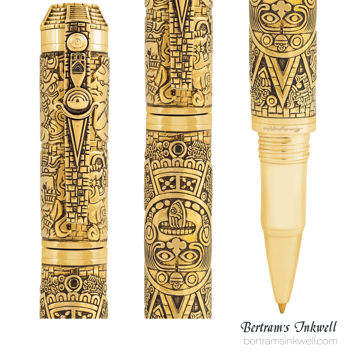 Montegrappa Ancient Mexican Civilizations Bronze Limited Edition Rollerball ISCMNRBE, 2012