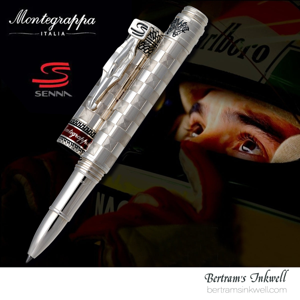 Montegrappa Ayrton Senna Silver Limited Edition Rollerball 