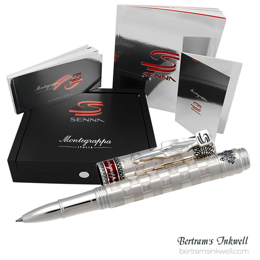 Montegrappa Ayrton Senna Silver Limited Edition Rollerball ISICSRSE, 2014