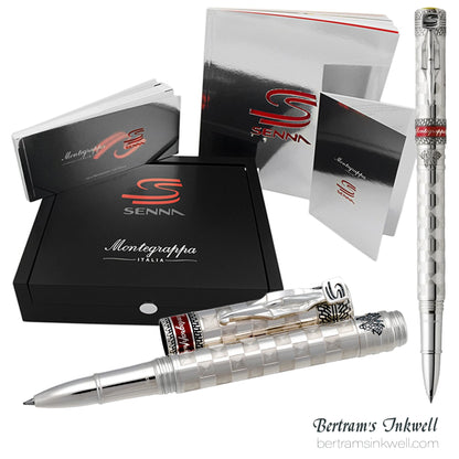 Montegrappa Ayrton Senna Silver Limited Edition Rollerball ISICSRSE, 2014