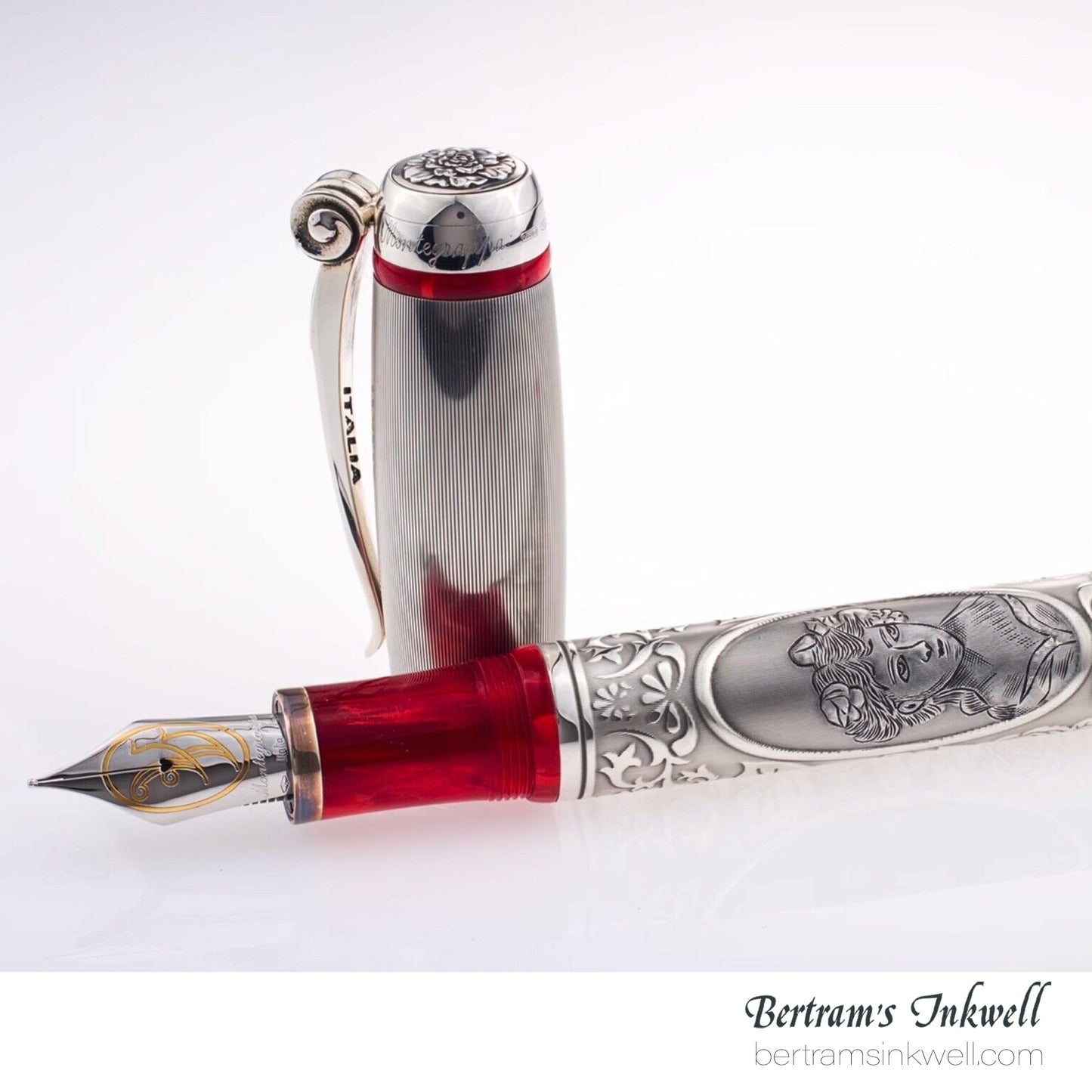 Montegrappa Invito a La Traviata Sterling Silver Limited Edition Fountain Pen, 2010