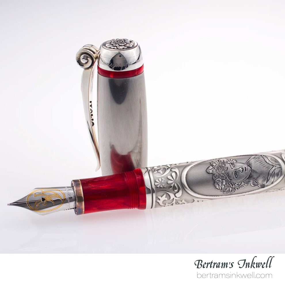 Montegrappa Invito a La Traviata Sterling Silver Limited Edition Fount ...