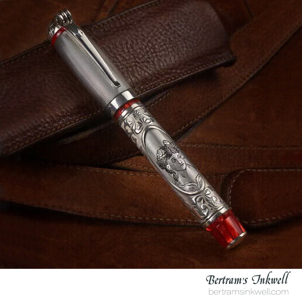 Montegrappa Invito a La Traviata Sterling Silver Limited Edition Fount ...