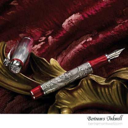 Montegrappa Invito a La Traviata Sterling Silver Limited Edition Fountain Pen, 2010