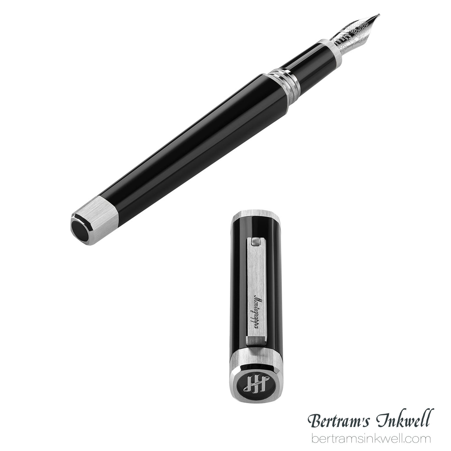 Montegrappa QUATTRO Palladium Pl Fountain Pen