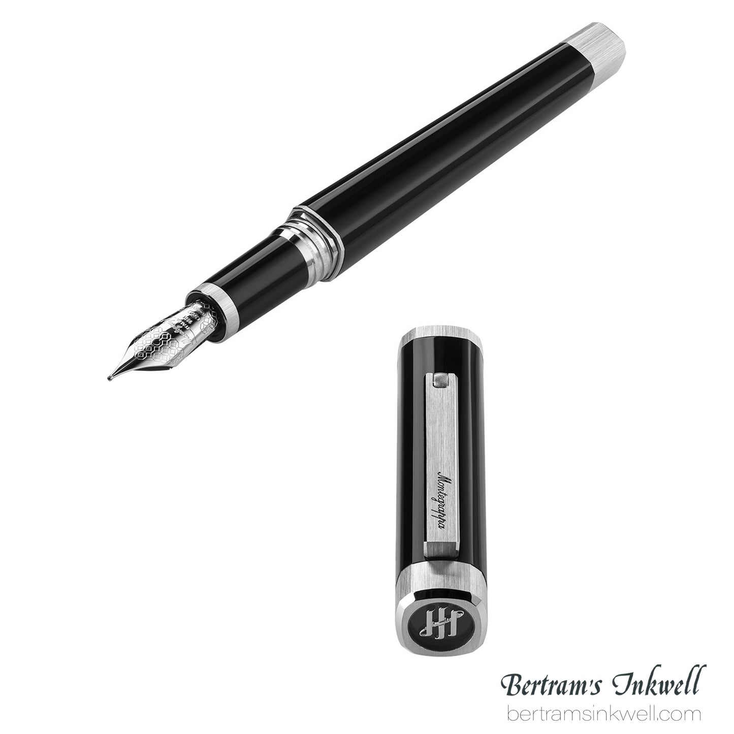 Montegrappa QUATTRO Palladium Pl Fountain Pen