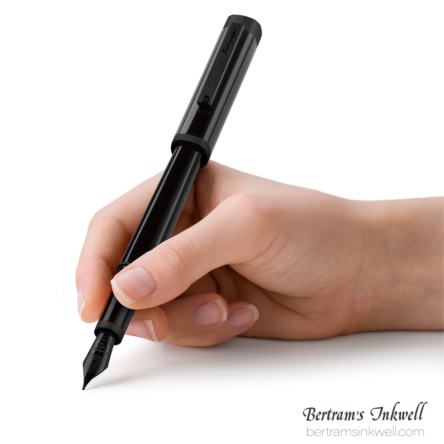 Montegrappa QUATTRO Ultra Black Pl Fountain Pen