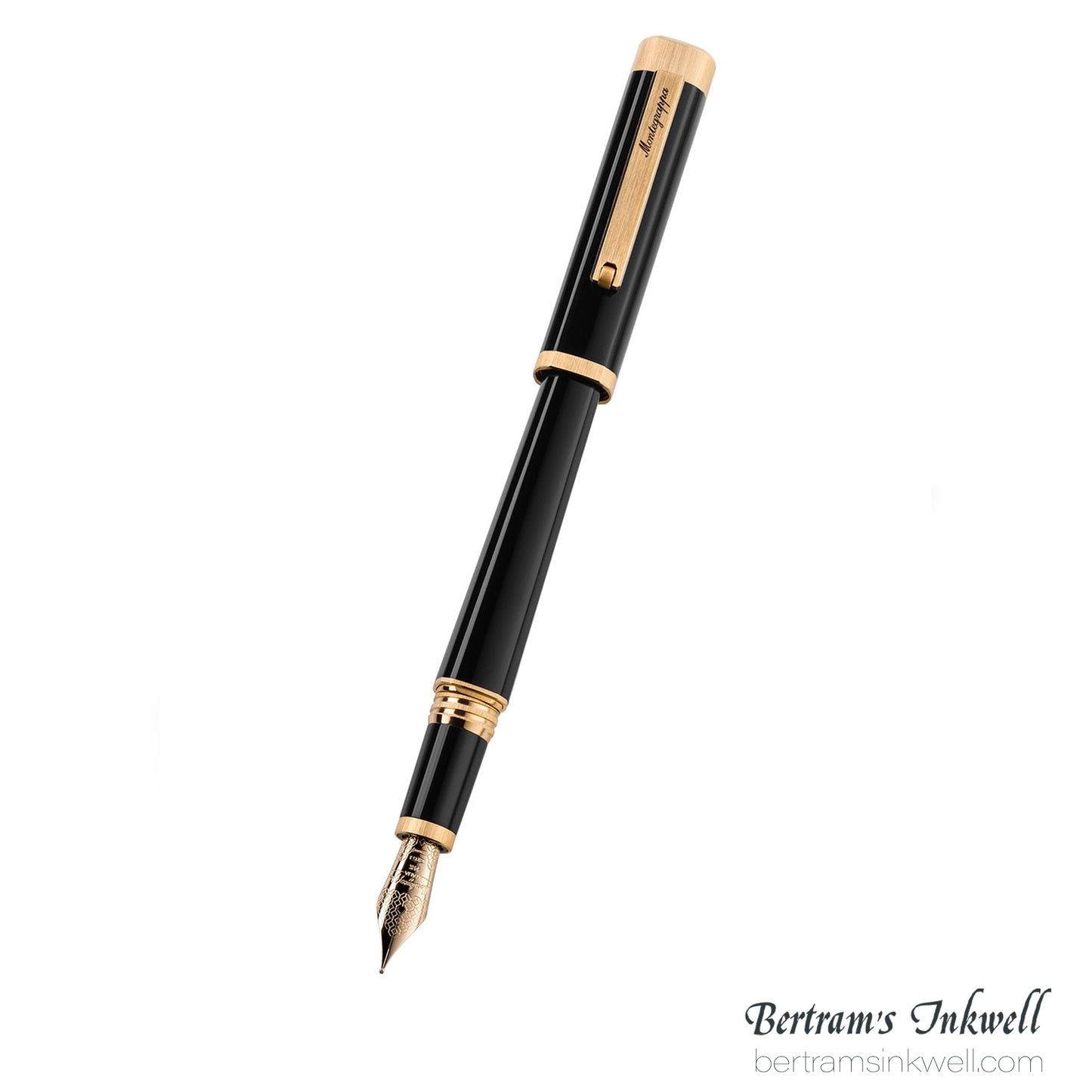 Montegrappa QUATTRO Yellow Gold Pl Fountain Pen