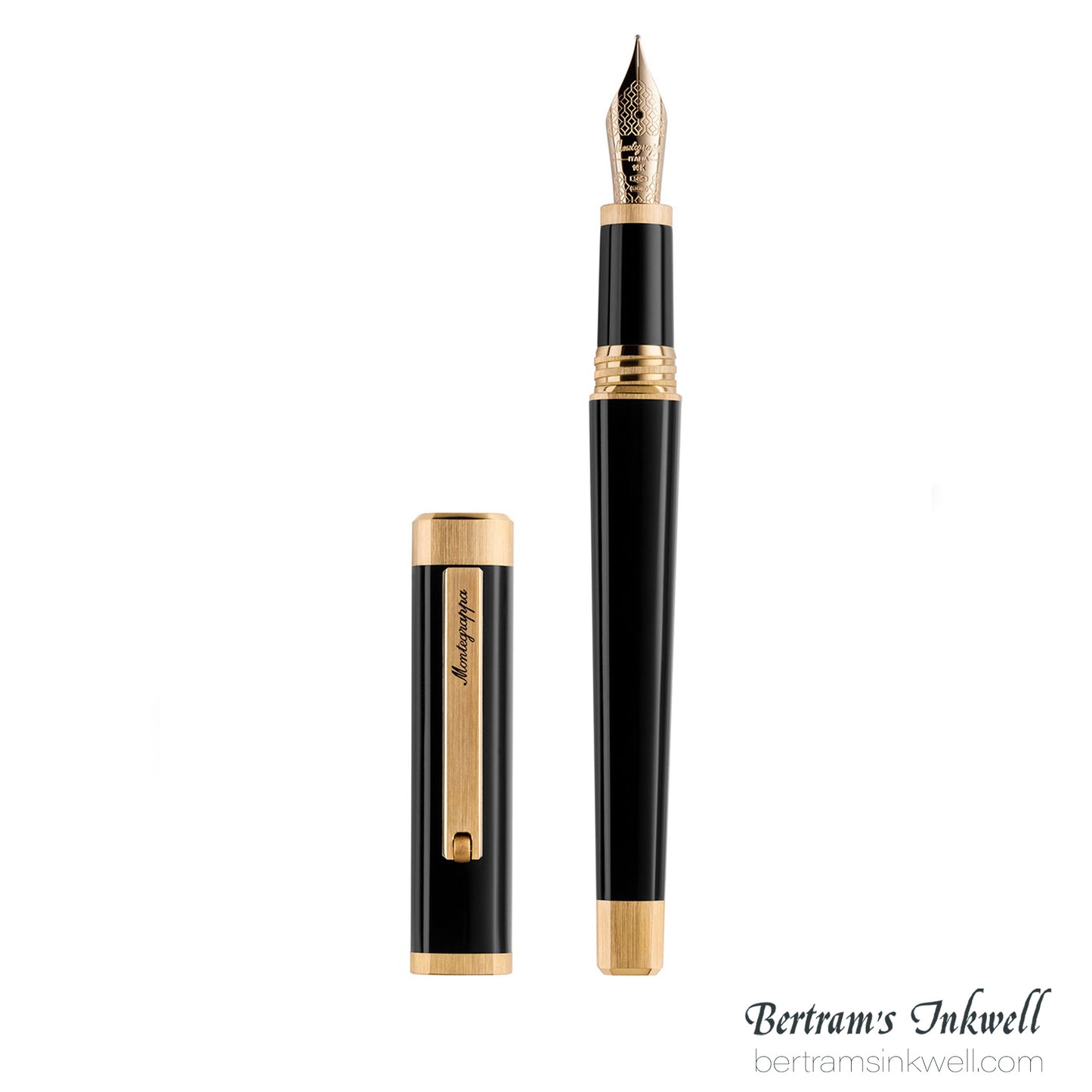 Montegrappa QUATTRO Yellow Gold Pl Fountain Pen