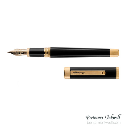 Montegrappa QUATTRO Yellow Gold Pl Fountain Pen