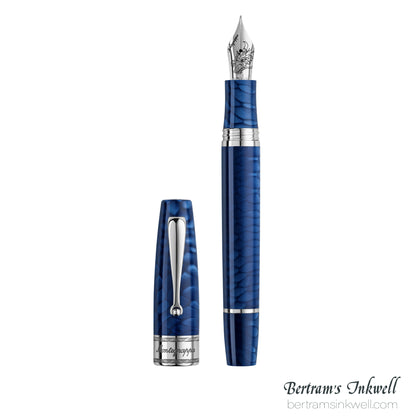 Montegrappa Year Of The Dragon Indigo Blue Fountain Pen