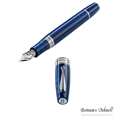 Montegrappa Year Of The Dragon Indigo Blue Fountain Pen