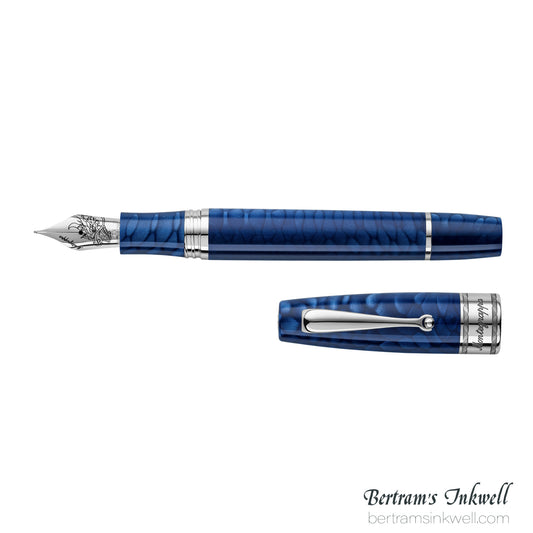 Montegrappa Year Of The Dragon Indigo Blue Fountain Pen