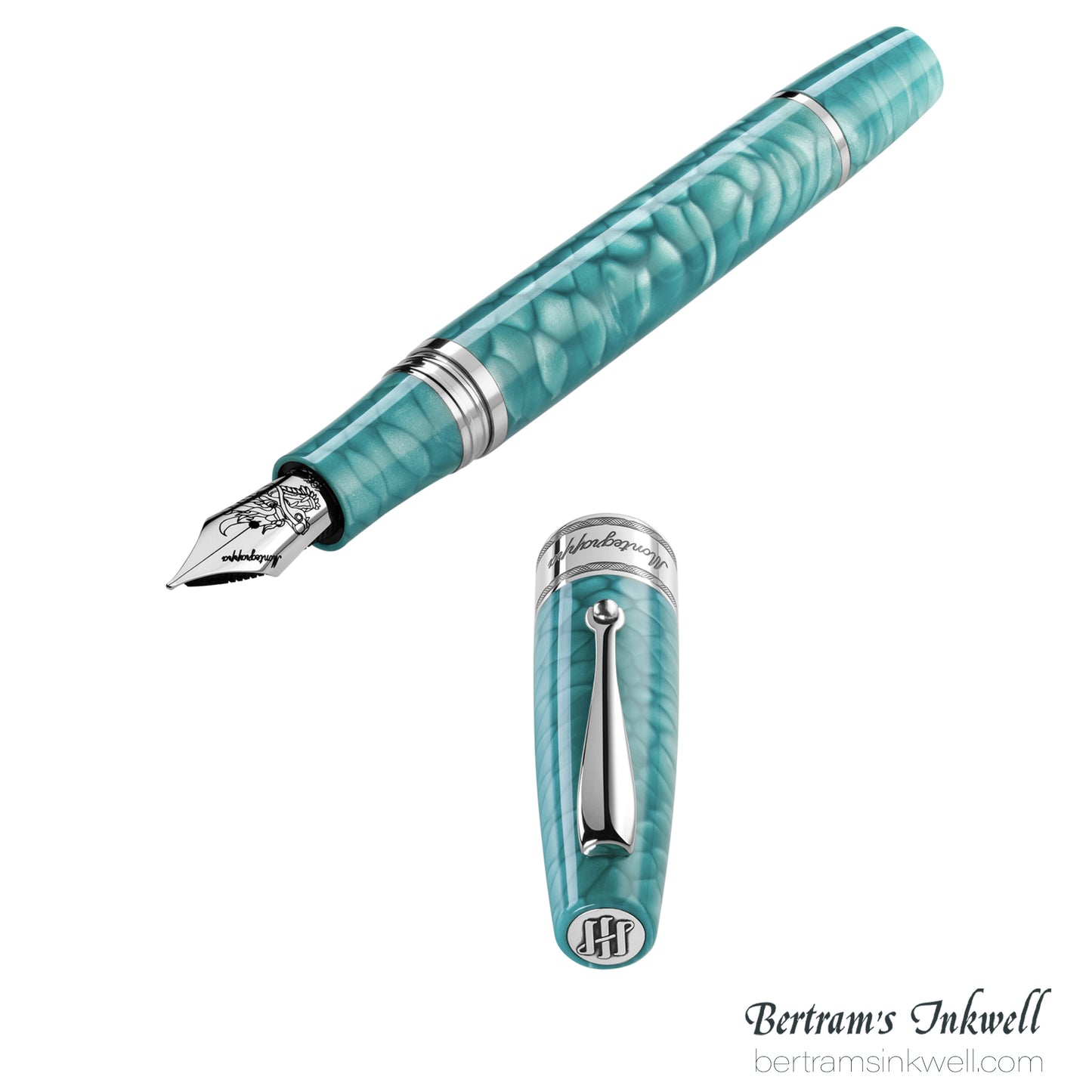 Montegrappa Year Of The Dragon Laguna Blue Fountain Pen