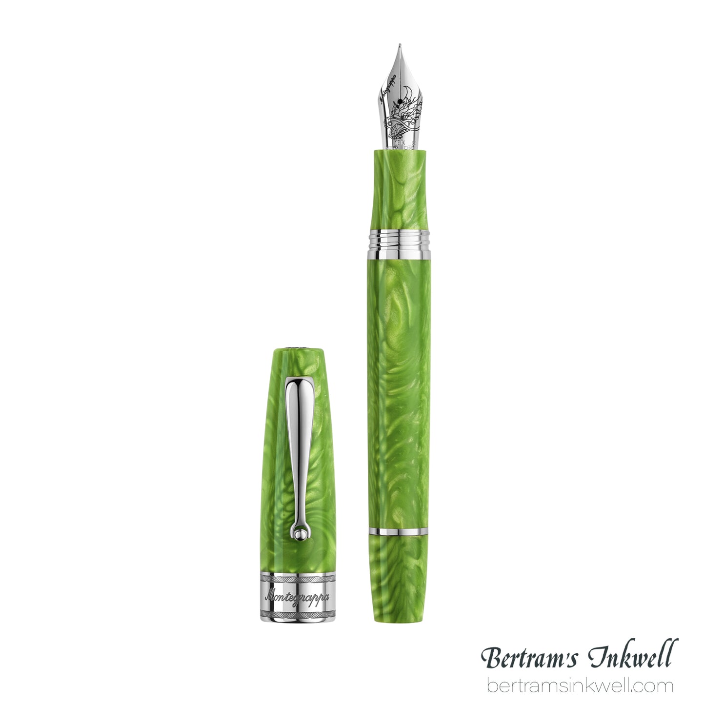 Montegrappa Year Of The Dragon Mamba Green Fountain Pen