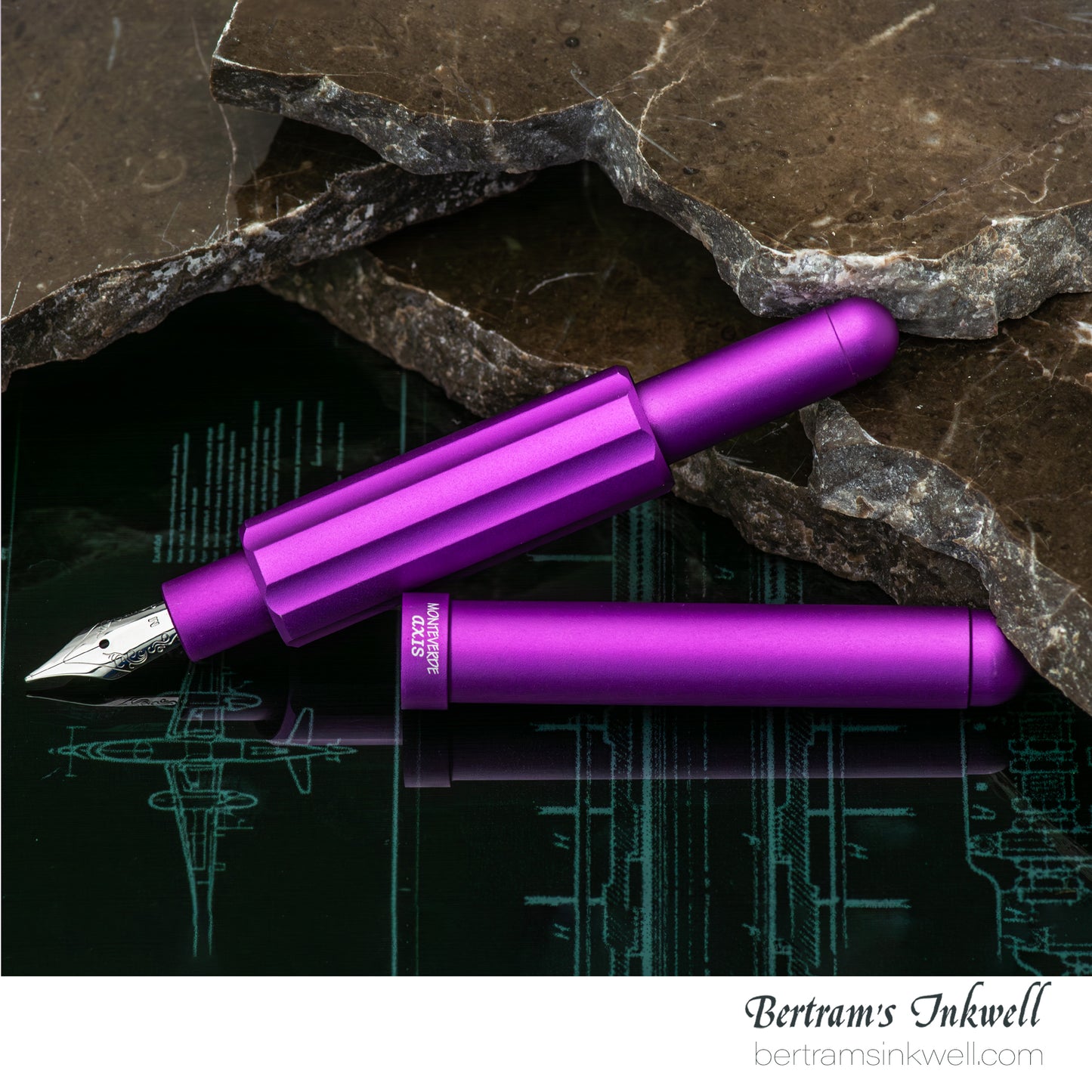 Monteverde Axis Matte Purple Fountain Pen