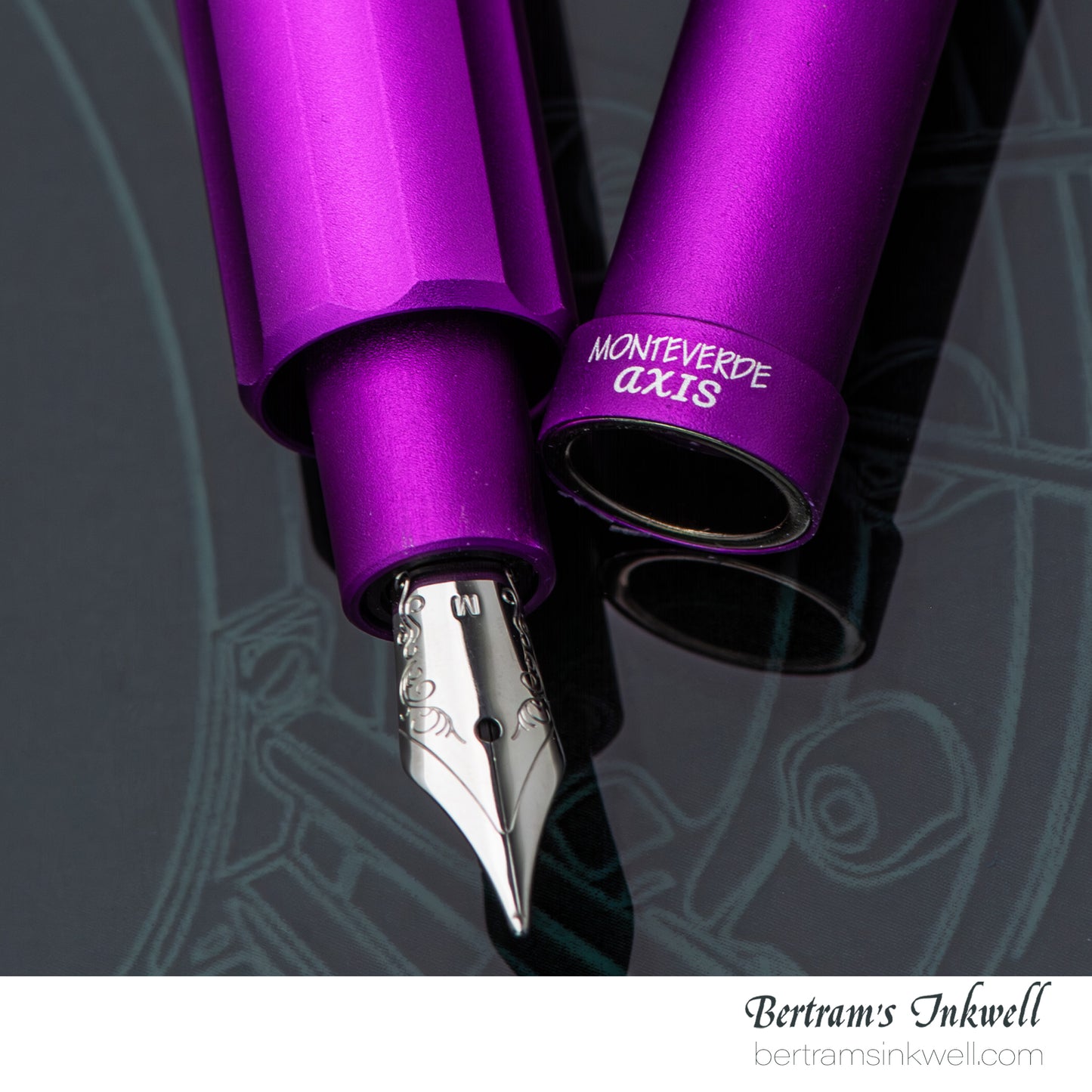Monteverde Axis Matte Purple Fountain Pen