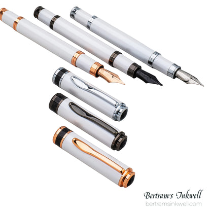 Monteverde Innova 2026 Color of The Year Cloud Dancer Chrome Trim Limited Edition Fountain Pen Set