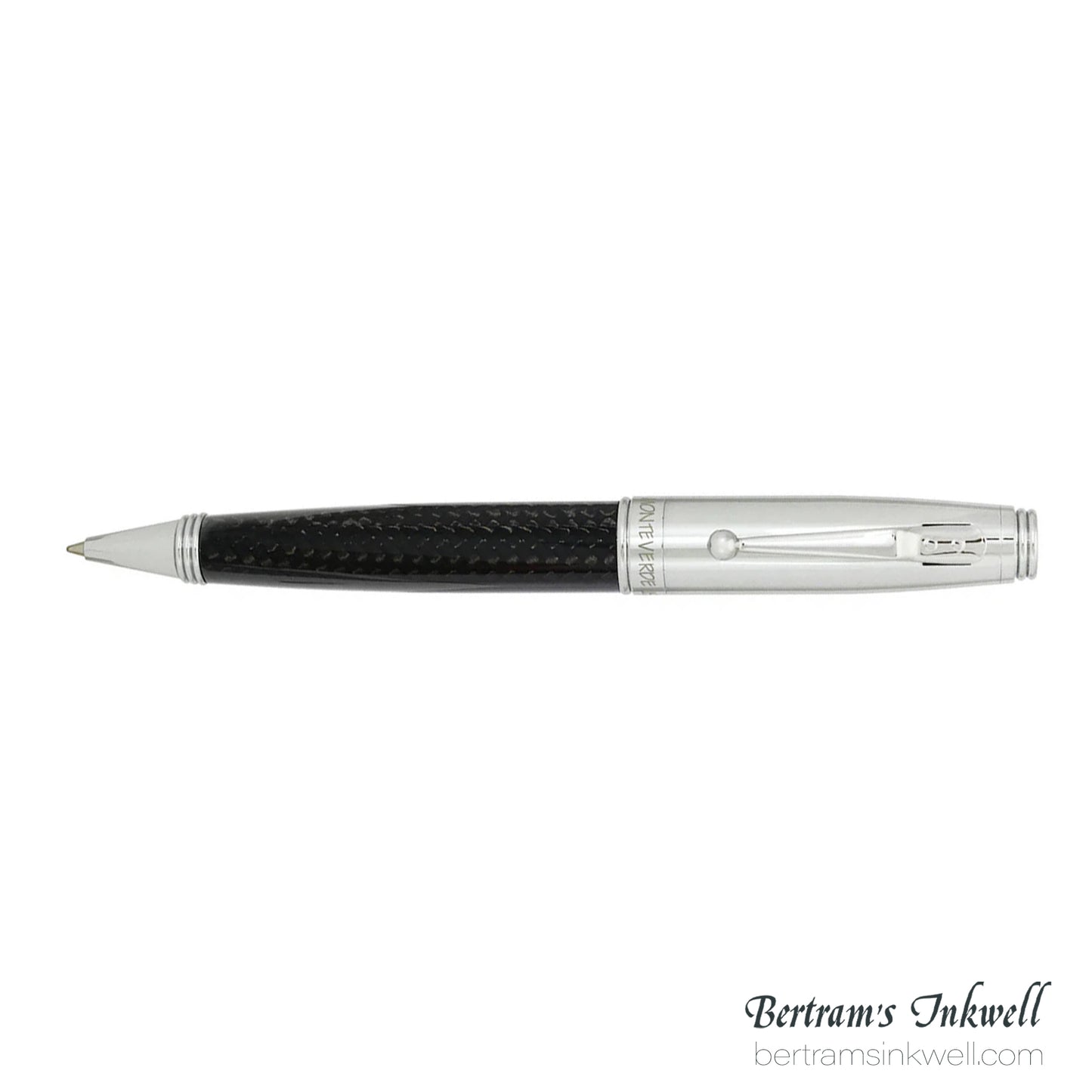 Monteverde Invincia Carbon Fiber Chrome Ballpoint Pen