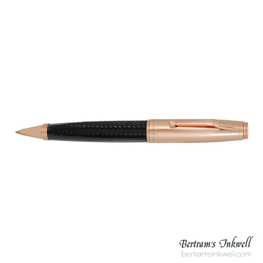 Monteverde Invincia Carbon Fiber Rose Gold Ballpoint