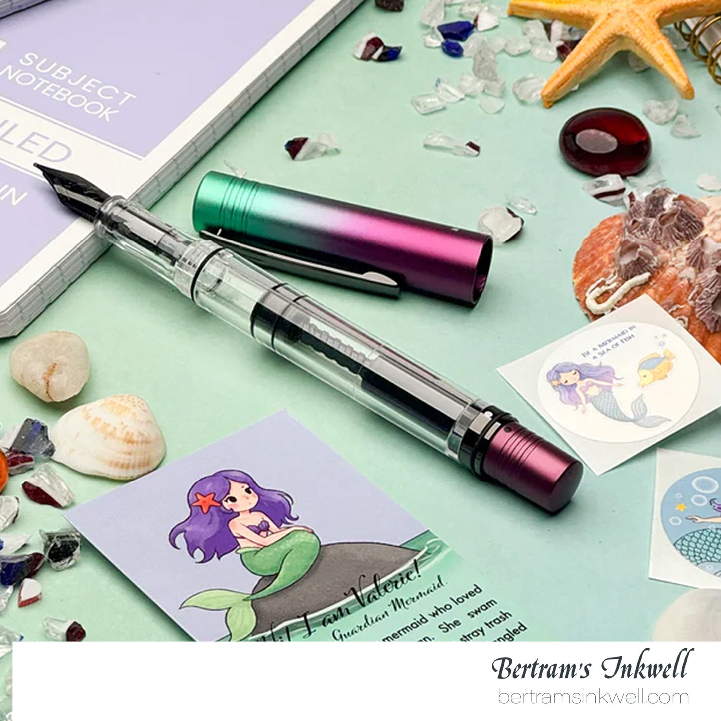 Monteverde MP1 Limited Edition Mermaid Tales Demonstrator Fountain Pen
