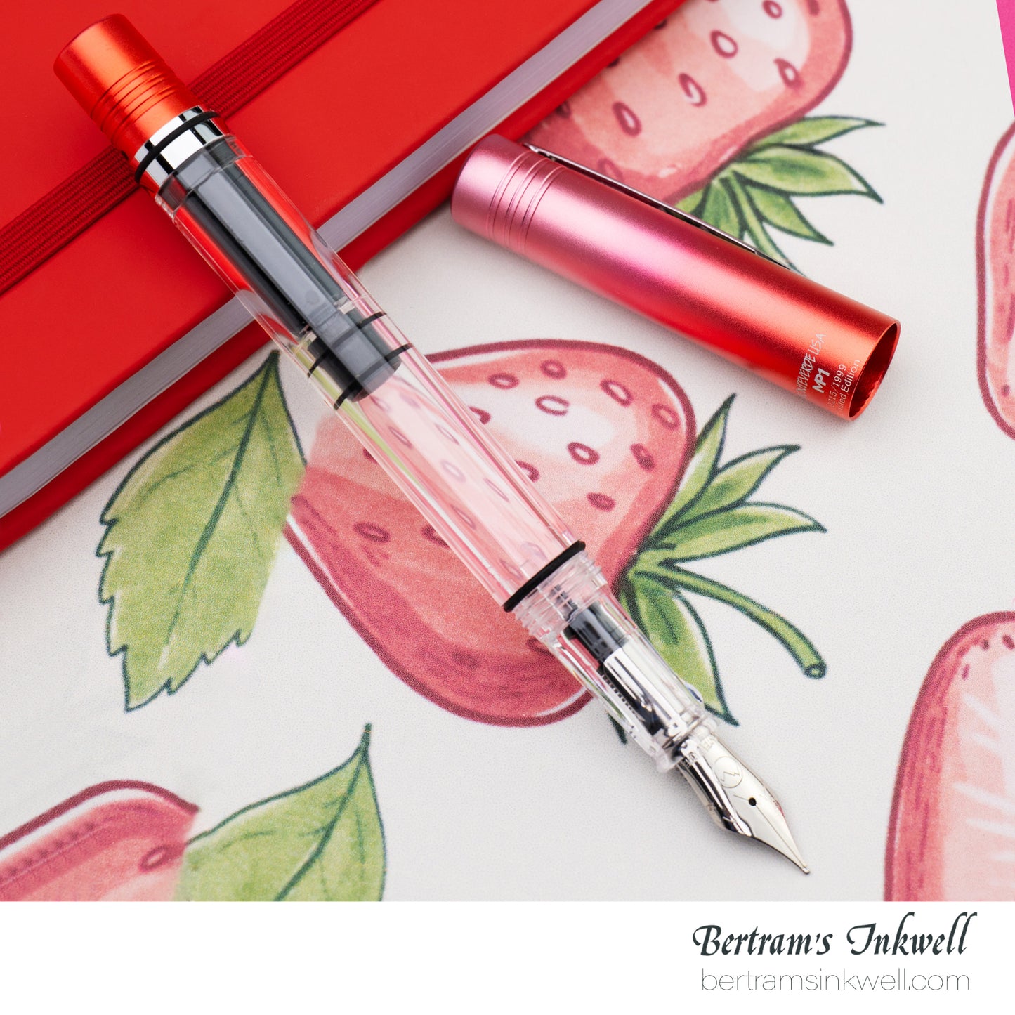 Monteverde MP1 Limited Edition Strawberry Dreams Demonstrator Fountain Pen