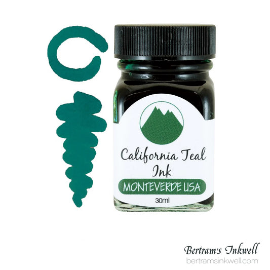 Monteverde USA Core California Teal Fountain Pen Ink Bottle (30 ml)