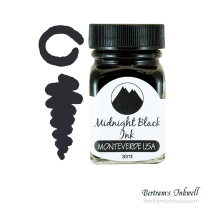 Monteverde USA Core Midnight Black Fountain Pen Ink Bottle (30 ml)