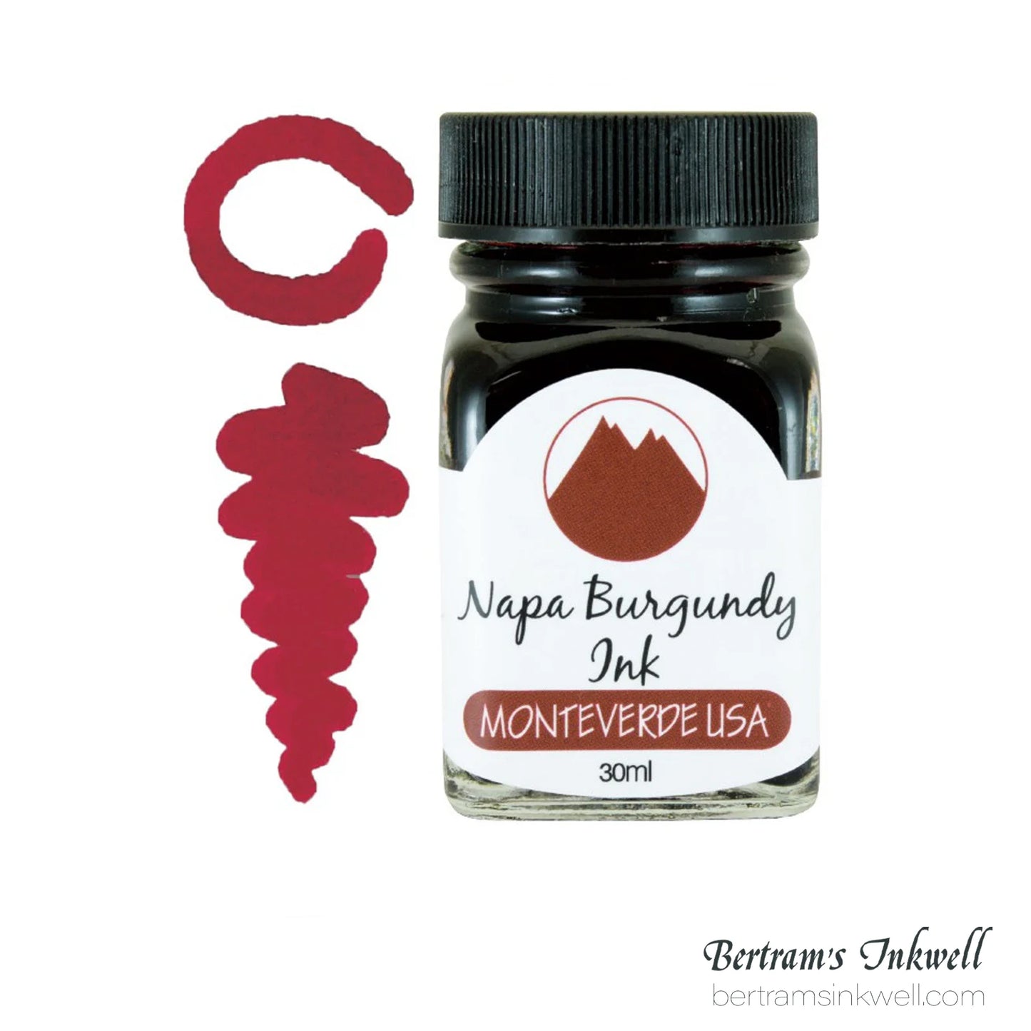 Monteverde USA Core Napa Burgundy Fountain Pen Ink Bottle (30 ml)