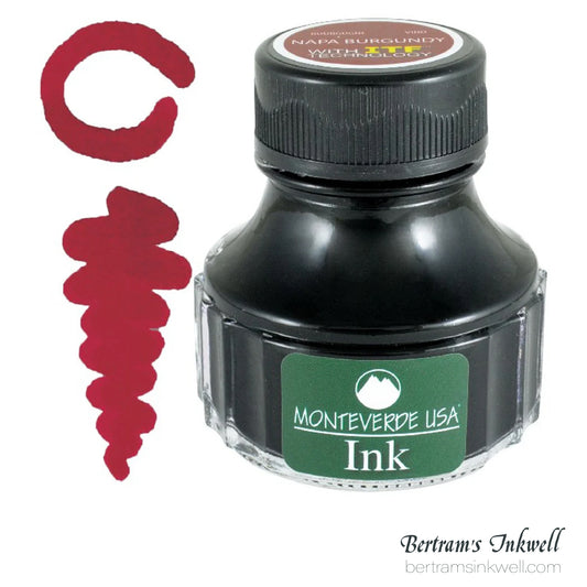 Monteverde USA Core Napa Burgundy Fountain Pen Ink Bottle (90 ml)