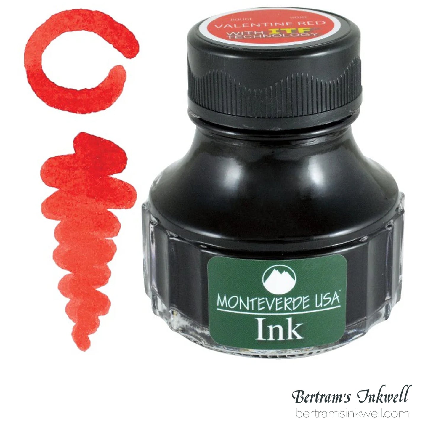 Monteverde USA Core Valentine Red Fountain Pen Ink Bottle (90 ml)