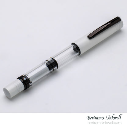 Monteverde MP1 Fountain Pen and Cylinder Pen Holder Set - White Lotus Limited Edition