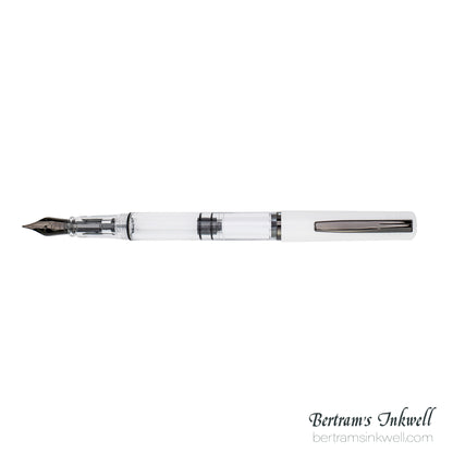 Monteverde MP1 Fountain Pen and Cylinder Pen Holder Set - White Lotus Limited Edition