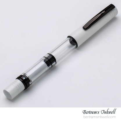 Monteverde MP1 Fountain Pen and Cylinder Pen Holder Set - White Lotus Limited Edition