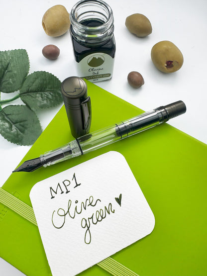 Monteverde MP1 Olive Green Demonstrator Fountain Pen