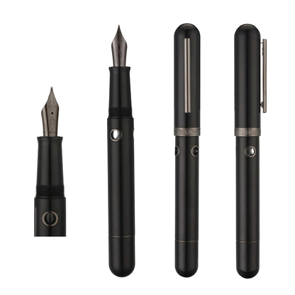 Nahvalur Nautilus Cephalopod Black Fountain Pen