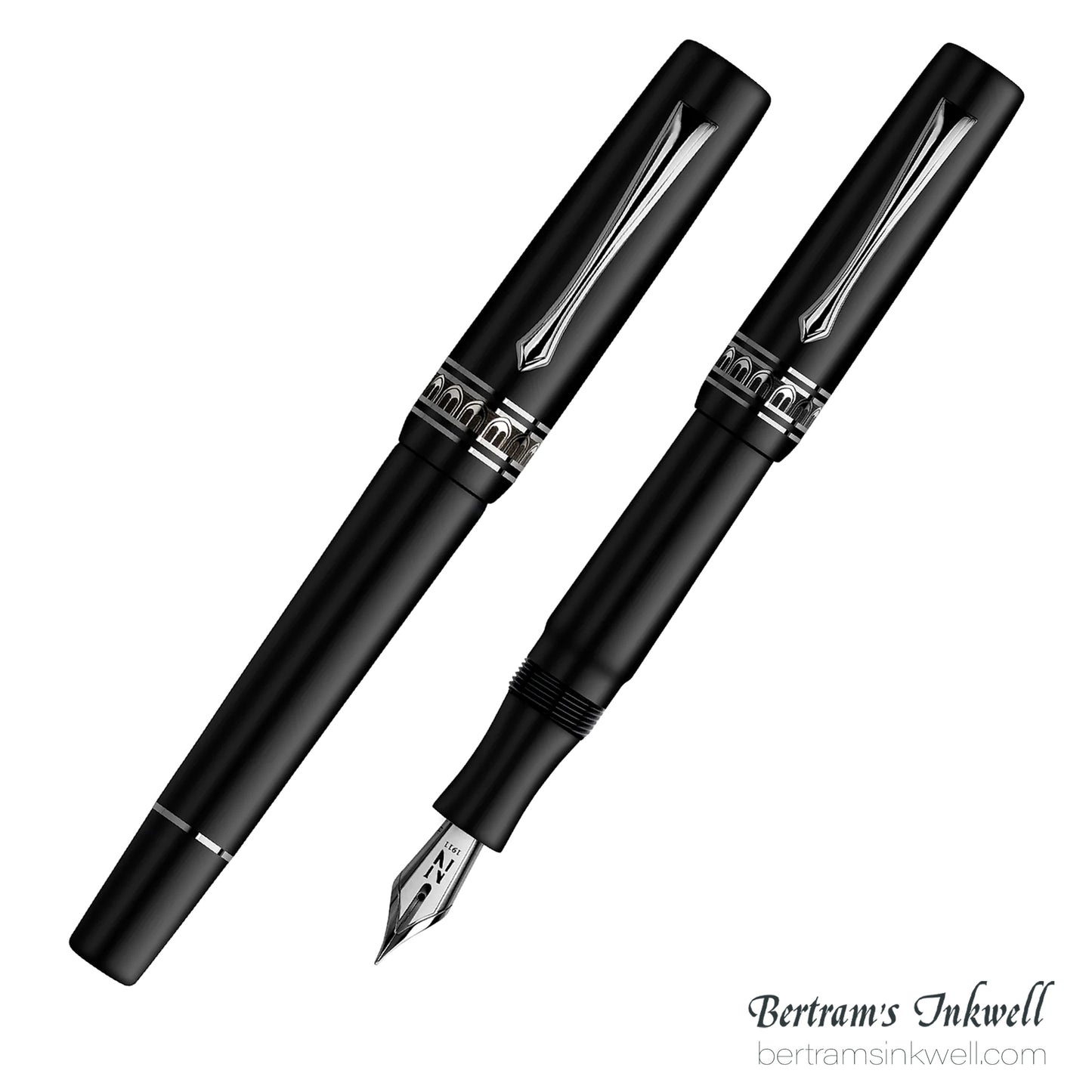 Nettuno 1911 N-E 2.0 Pelagos Matte Black Fountain Pen