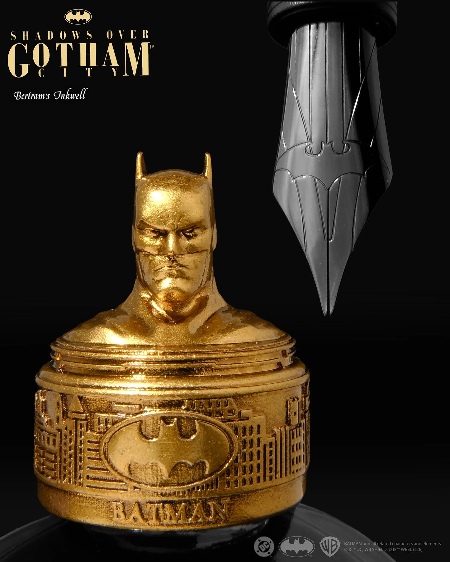 Ferris Wheel Press x Batman Signature Fountain Pen Ink Bottle 38ml